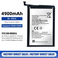 Suitable for Sound Transmission INFINIX TECNO X668/X690/X6812 Lithium Battery BL-49GX