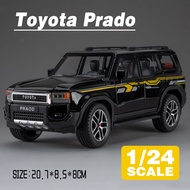 LEO 1:24 Toyota Prado LC250 Diecast Model Car Alloy Cars Toys Collection Gift For Kids Boy Girl