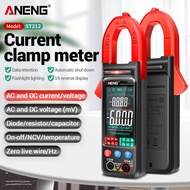 ANENG ST212  แคล้มป์ คล้อง วัดไฟฟ้ากระแสตรง DC และกระแสสลับ AC/DC Clamp meter วัดไฟฟ้ารถยนต์ วัดไฟแบตเตอรี่ โซลาร์เซล คาปาซิเตอร์ ความต้านทาน ความถี่