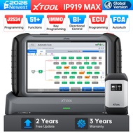 XTOOL IP919 MAX J2534 ECU Programming Scan Tool Topology Mapping Bidirectional OBD2 Scanner 51+Reset