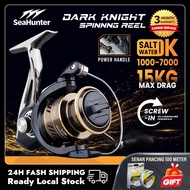 SeaHunter DK Dark Knight Reel Spinning 1000-7000 Series 5+1BB Drag15KG Full Metal Seawater Power Han