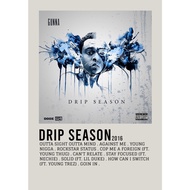 【READY STOCK】Poster Cover Album Drip Season by Gunna for room/wall/gift