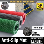 1Meter/2Meter High Quality Non-Slip Waterproof Kitchen Bathroom PVC Hollow Mat Anti Slip Floor Drain