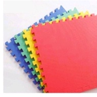 Evamats puzzle mat plain color size 60 x 60cm carpet mat