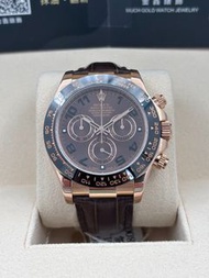 [SOLD OUT]二手 USED  ROLEX 勞力士 DAYTONA 116515LN 朱古力面 亂碼 皮帶款 淨錶 WATCH ONLY