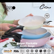 STEIN STEINCOOKWARE COSMO PAN STACKABLE Floating Pan set of 3pcs