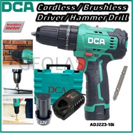 DCA ADJZ23-10i 12V 35Nm Brushless Cordless Hammer Drill / Driver With 2 x Battery &amp; 1 x Charger