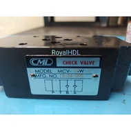Hydraulic modular pilot operated check valve cml camel mcv-02-w-1-c hydraulic