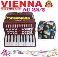 AKORDION VIENNA AC22/8 ACCORDION JUNIOR VIENNA 22KEYS 8 BASS AKORDION JUNIOR ANAK-ANAK