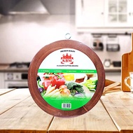 Premiun Quality Heavy Duty Solid Wooden Round  cutting board  28x300mm