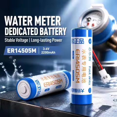 1Pcs Original ER14505M 3.6V 2000mAh Connector with Plug Lithium Battery AA Long Life Smart Water Met