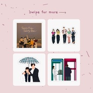 K-Drama Twenty-Five Twenty-One 2521 Journal Stickers