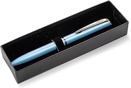 EnerGel Pentel Style Gel Pen with Gift Box, Pastel Blue Barrel, Black Ink, (0.7mm) Medium Line
