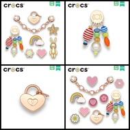 Crocs Jibbitz Charms Pink Cute chain Metal