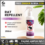 SEMPROTAN TIKUS AMPUH HOME GUARD (FREE GIFT) Cairan Racun 250ml Anti Tikus Di Kap Mesin Mobil Rumah 