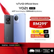 New Arrival vivo Y02T 4+4GB EXTENDED RAM + 64GB/128GB ROM 5000mAh Large  Battery 6.51″ HD+ Eye Prote