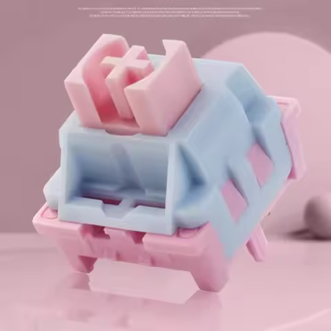 Sunlit Pink Switch Light Pressure Office Typing Preferred 30g 5 Pins Fine lubrication Mechanical Key