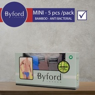 Byford Mini Briefs 5colors/pack - UBYB12M5BS - S