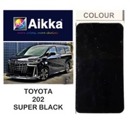 AIKKA TOYOTA 202 SUPER BLACK * 2K CAR PAINT