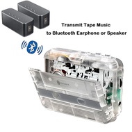 บลูทูธพกพาพลาสติก Cassette เพลงเครื่องเล่นเทปอะแดปเตอร์ส่วนบุคคลสเตอริโอตลับเทปวิทยุ FM Player ตัวแปลงอัตโนมัติ Rever