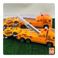 Police Car Crane Truck Toy