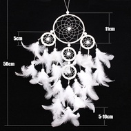 Dreamcatcher mới lớn Gió Chime White Feather Dream Catch Catch Curn