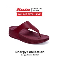 ☀Online Exclusive Bata Energy+ รองเท้าเพื่อสุขภาพ  รองรับน้ำหนักเท้าใส่สบาย รุ่น Miki Collection สีแ