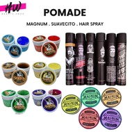 POMADE Strong Hold Magnum Pomade Suavecito Pomade Water Based Pomade Gel Rambut Lelaki Jel Rambut Le