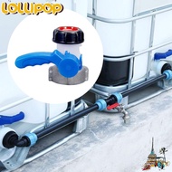 LOLLIPOP Male Export Butterfly Valve Switch, 1000L Container DN40/DN50 IBC Tank Tap Pipe Connector, 