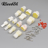 5Kits Furukawa White 2.3 Series 2/3/4/6/8/9/16Pin Male Female Sealed Waterproof Auto Connector Elect