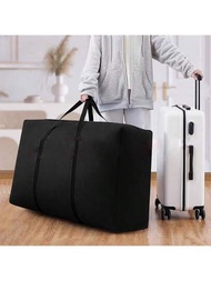 1入組可折疊大型手提旅行袋，衣物收納拉鍊袋牛津布防水袋，可用於搬遷聖誕樹