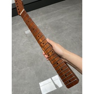 Stainless 21 Fret Satin DIY Roasting Maple Electric Guitar Neck 25.5in