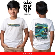 ZonaKaos Anak Motif Truck Nemah Miniatur Official 1 - Kaos Anak Usia 1 Tahun Sampai 12 Tahun - Kaos