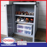 1 X TOYOGO DIY Storage Cabinet (608-1) Plastic Cupboard Wardrobe Multipurpose Indoor Outdoor Home Office Kitchen Organiz