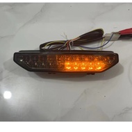 Motorcycle Rear Fender Tailling Edge LED Brake Tail Light Turn Signal Taillight For KAWASAKI ZX6R ZX