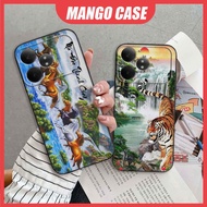 Realme GT Neo 6 / Neo 6 SE case printed with calligraphy, landscape, brooch