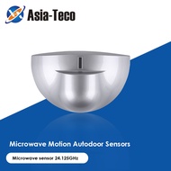 Automatic Gate Microwave Motion Sensor Detector 24G 3.5m Detect Range 4X2m Coverage For Sliding Swin