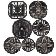 ❉﹊▬ WEIJUNXIAO Air Fryer grill rack gasket separate oil filter rack BBQ grill spacer plate for streaming air fryer accessories silica g