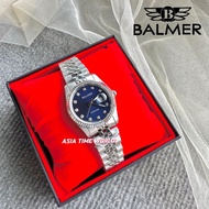 [Original] Balmer 8172L SS-5S Elegance Sapphire Women Watch with Blue Dial Silver Stainless Steel | Official Warranty