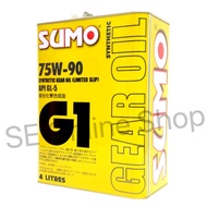 SUMO Gear Oil 75w90 G1 Synthetic Manual Gear Box Minyak Oil 4Litre