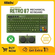 8BitDo Retro 87 Mechanical Keyboard with RGB Backlight, Bluetooth/2.4G/USB-C Hot Swappable Gaming Ke