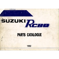 Suzuki RC80 / RC100 / RC110 Parts Catalogue And Service Repair Manual