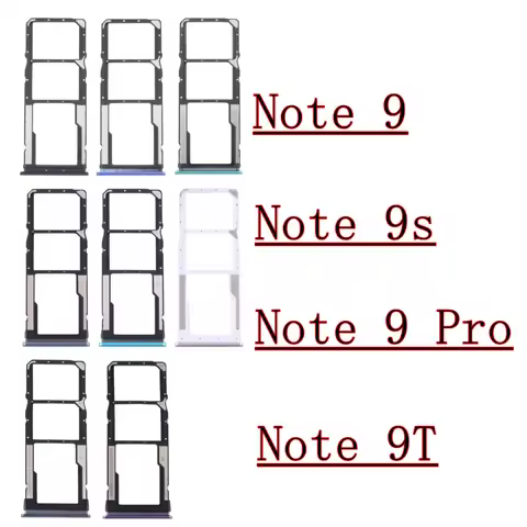 Phone SIM SD Card Tray For Xiaomi Redmi Note 9 Pro New SIM Chip Slot Holder Drawer For Redmi Note 9s