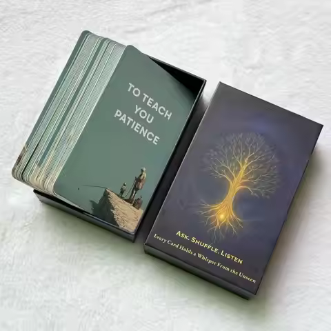 Whispers of Why Oracle Cards Deck, 56 Answer Cards for Personal Reflection, A Thinking Tool for Begi