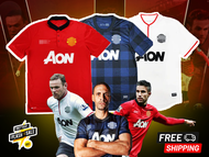 เสื้อฟุตบอลย้อนยุค แมนเชสเตอร์ ยูไนเต็ด เกรดแฟนบอล ปี 2012/2013 Manchester United Retro 2012/2013 Je