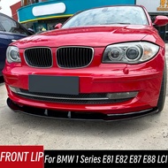 For 2005-2011 BMW 1 Series E81 E82 E87 E88 LCI Model Car ABS Plastic Front Bumper Splitter Lip Chin 