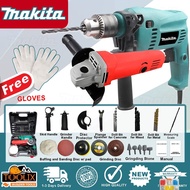 ♞Makita Barena Drill Set Barena And Grinder Set Makita Power Tools Set Makita Barina Original Hand