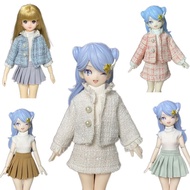 [Just Clothes, Dolls Not Included] ob22/24 Blythe azone Clothes Suit Jacket Knitted Vest Pleated Ski