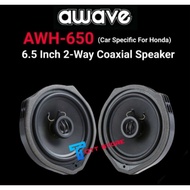 Awave AWH-650 6.5 Inch 2 Way Coaxial Speaker / AWAVE OEM SPEAKER TOYOTA / HONDA / NISSAN SPEAKER OEM