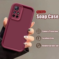 For Xiaomi Redmi Note 11T 5G 21091116AI Camera Protection Minimalism Soft Silicone Soap Cover Fine Matte Anti-fingerprint Case